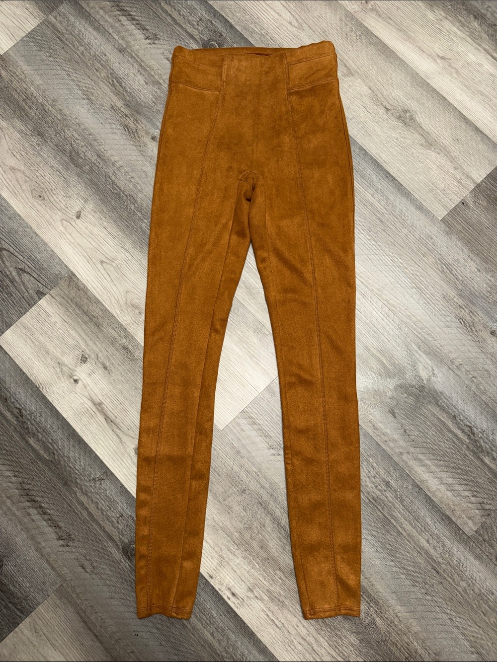 SPANX faux leather suede leggings pants bottoms yoga
